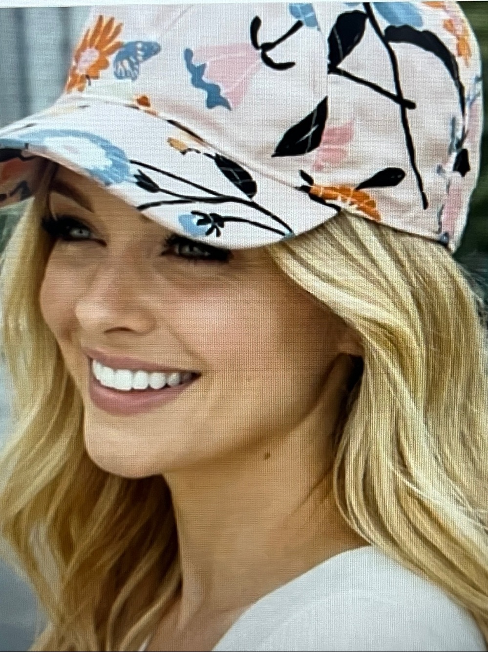 Kate Spade NY Baseball hat Pink Floral